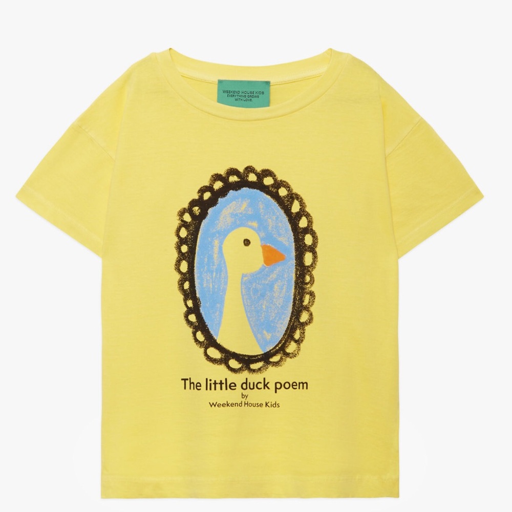 Weekend House Kids yellow duck t-shirt